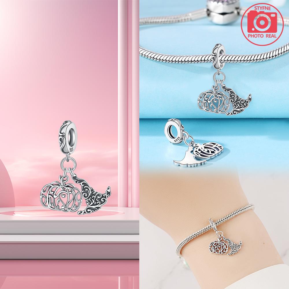 Copper Charms Flower Skull Pendant For Dangle Pendant Bead Jewelry Beads  New Gifts For Women