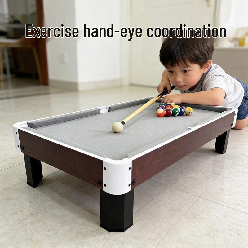 Mini Children's Pool Table for Family Indoor Games - Large Size for Parent-Child Fun and Two-Player Competition
