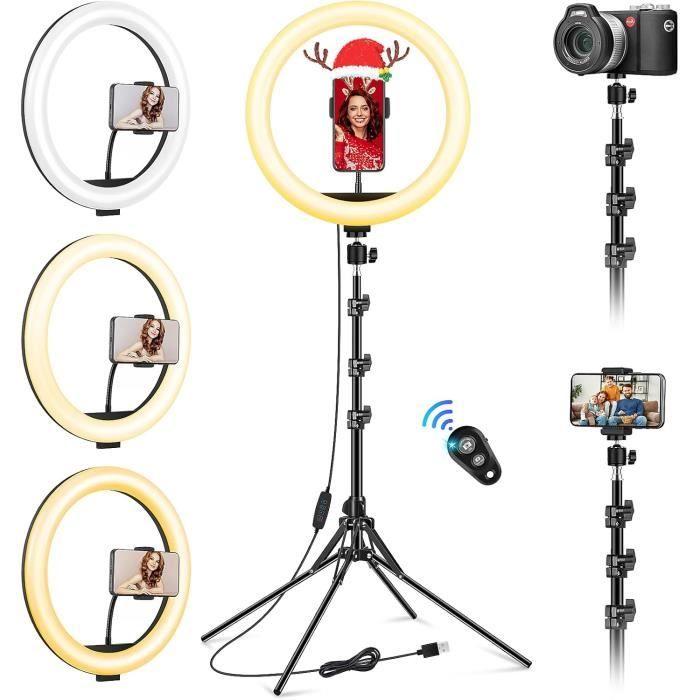 VEVICE 11.5 Ring Light Professionnel avec Trépied