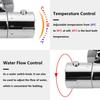 Hot/Cold Mounted Brass Chrome Thermostatic Shower Faucet Bathroom Wall Mixer Value Dual Handle Bathtub Shower Faucet