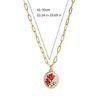 Floral Charm Necklace Adjustable Plant Series Collarbone Chain Flower Pendant Neckchain Daily Accessory Gift