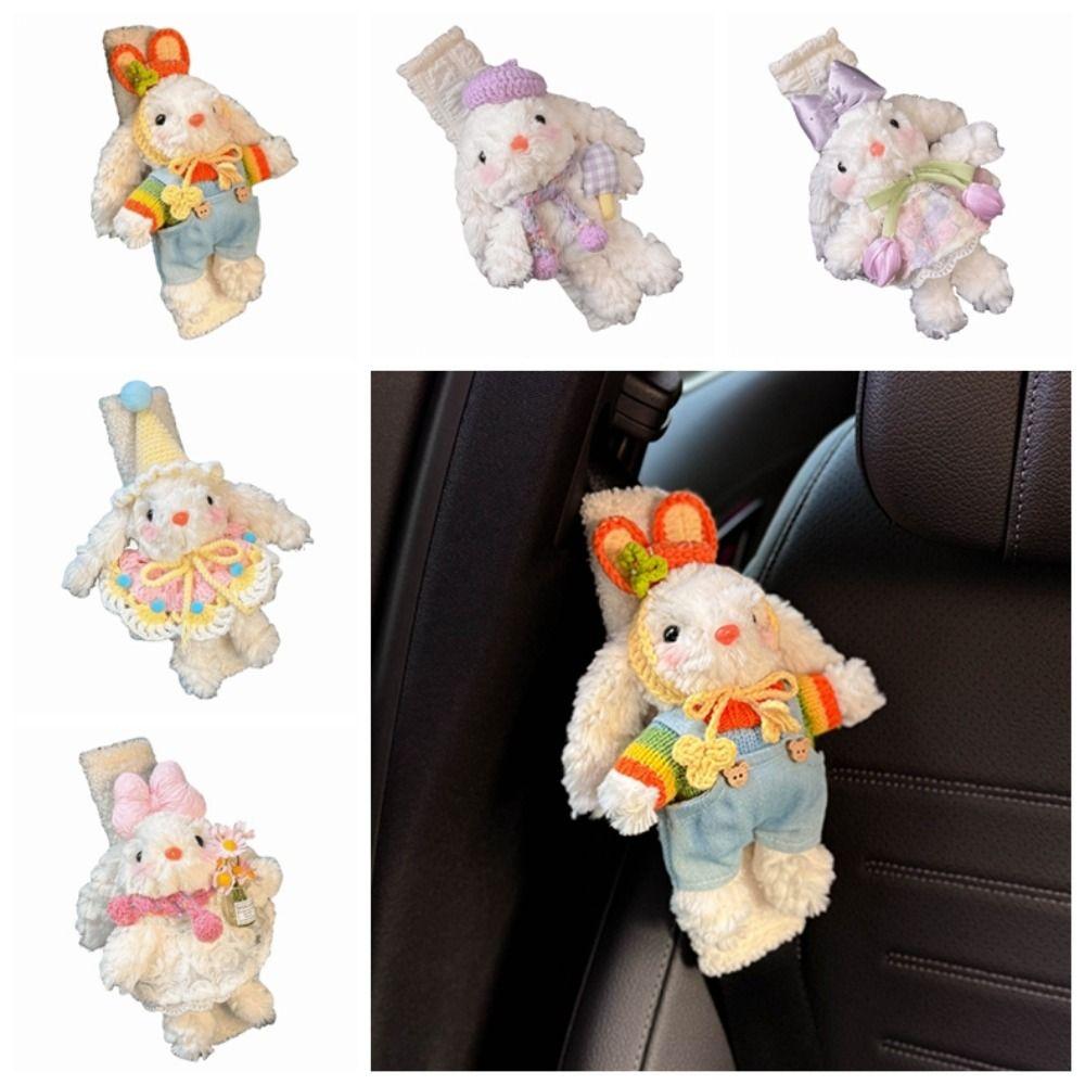Long-eared Rabbit Car Seat Belt Cover Anti Slip Seat Belt Shoulder Pad Children's Car Safety