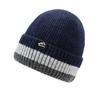 Winter Warm Wool Hat Knitted Pullover Hat Velvet Windproof Ear Protection Hat Thick Biker Hat for Men Women