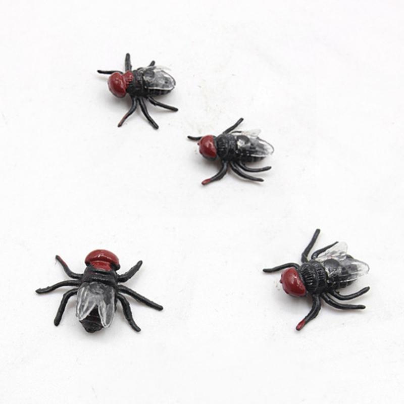 10 Pieces Prank Fake Roaches Look Real Plastic Trick Joke Toys Scary Insects Realistic Bugs Gifts Novelty Cockroach