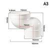 110MM Offset WC Connection Nozzle Toilet Adapter Pipe for Effortless Assembly Setup