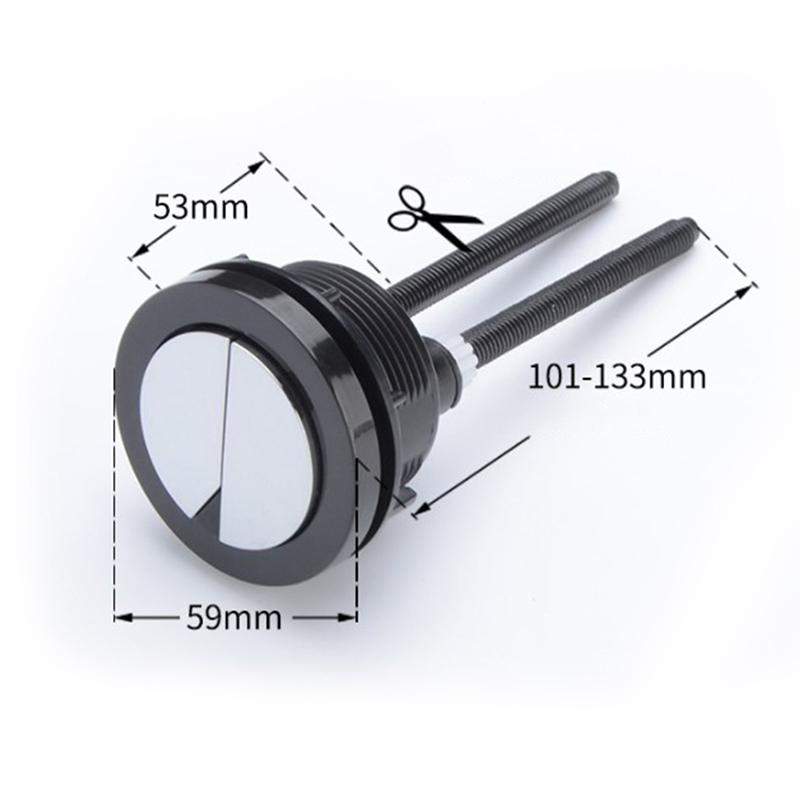 1 Stücke Dual Flush Toilette Tank Taste 38Mm/48Mm/58Mm Runde Form Closestool Tasten