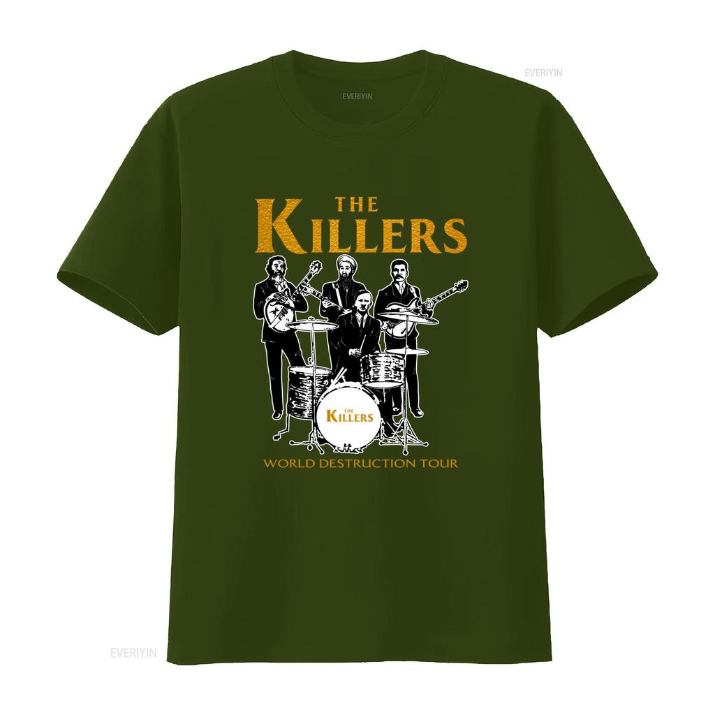 The Killers Band Alt Rock Tour Mondiale Distruzione Brandon Flowers Maglietta S 234XL SG417 vintage Lavata Casual streetwear