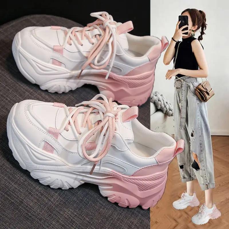 Spring Autumn Sneakers Shoes for Women High Quality Y2k Fashion Designer Luxury 2025 Vulcanized Shoe Original 39 Woman Footwear