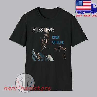 Miles Davis Kind of Blue Men#039;s Black Size S5XL Unisex T-Shirt