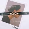 Cintura con fibbia regolabile disponibile in quattro stagioni, cintura sottile alla moda, cento abbinamenti, abito, decorazione, cintura da donna