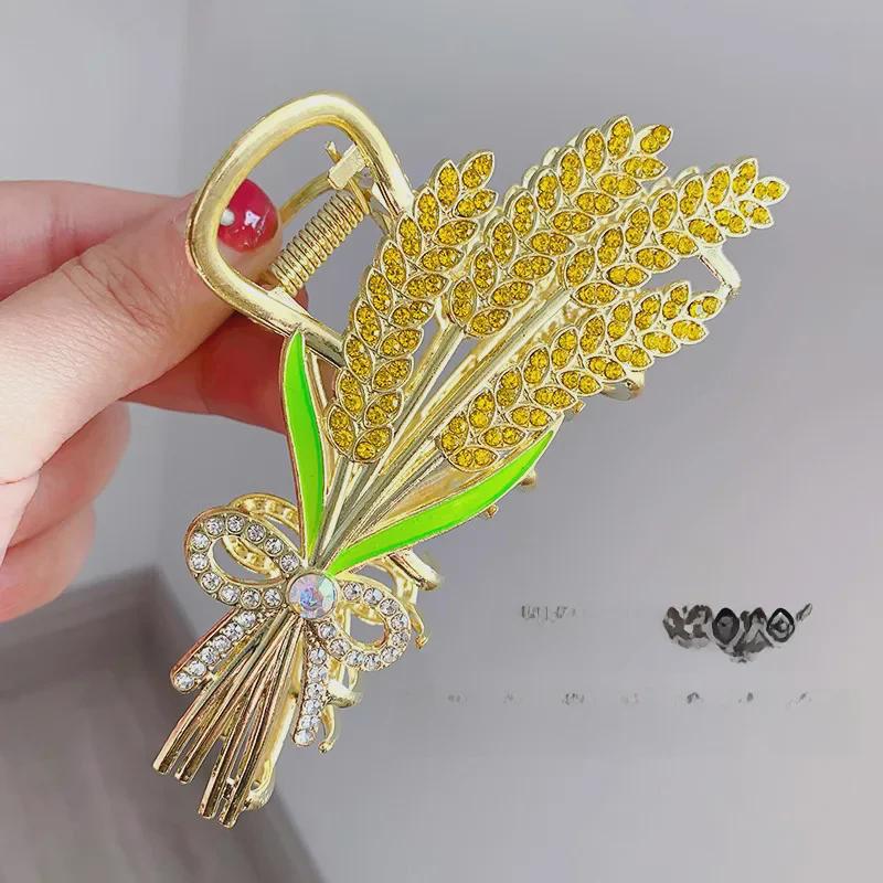 

Заколка для волос «Тюльпан Акула»: Элегантный большой металлический аксессуар для волос для женщин (2024)