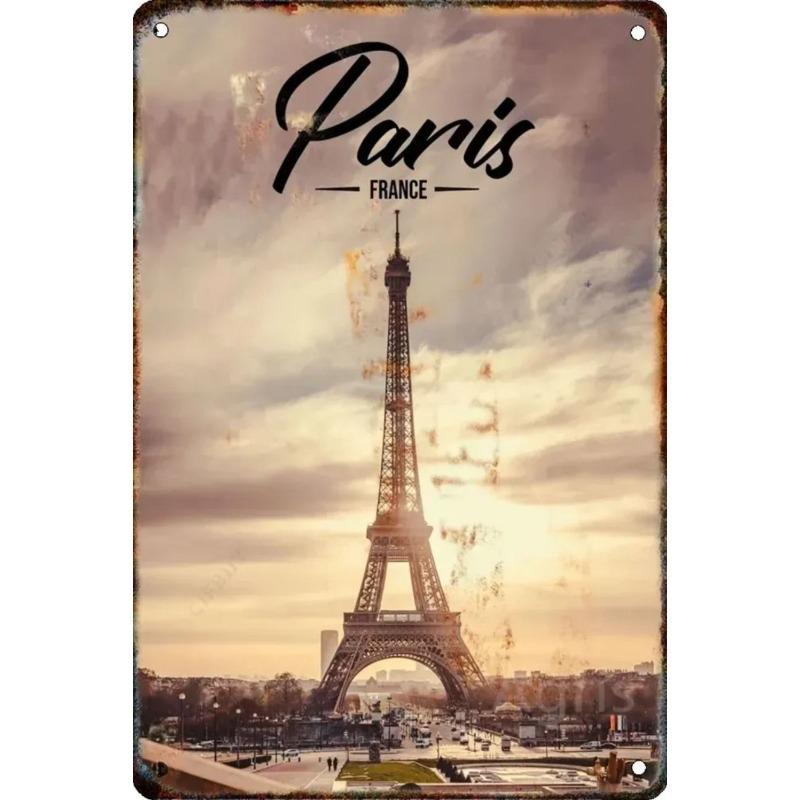 Metallschild New York Cityscape, Wandkunst zum Thema Reisen 20x30cm