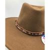 Used Brand new unused Stetson hat brown made in USA STETSON