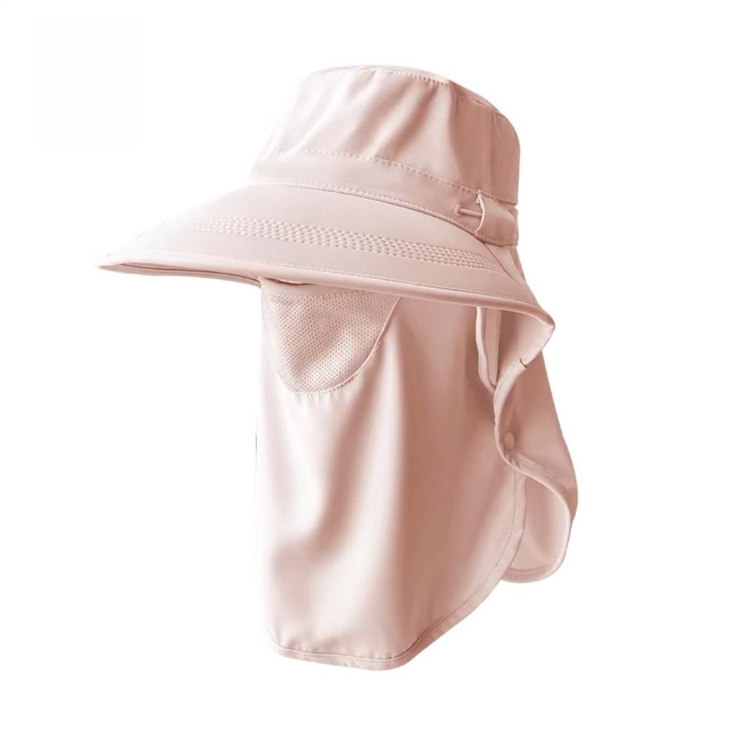 Summer Sun Protection Hat With Face Shield And Neck Cover For Women Outdoor Uv Sun Hat