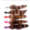 Silica Gel Anal Plug Fox Tail Anal Toys Erotic Anus Toy Butt Plug Sex Toys for Woman and Men Sexy Butt Plug Adult Accessories