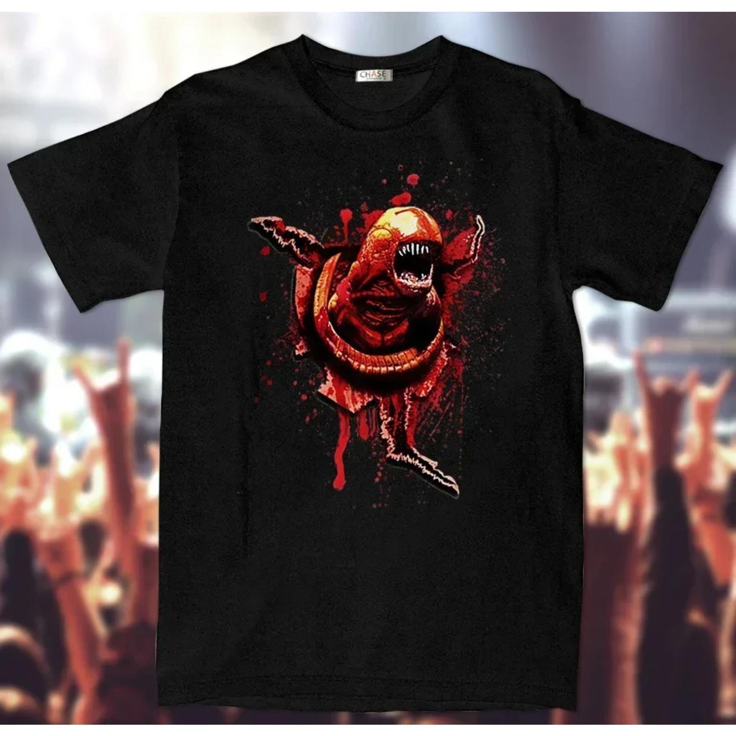 

Alien Movie Xenomorph T Shirt Men Pure Cotton Amazing Unisex Summer Tees, Graphic T Shirts S разноцветный