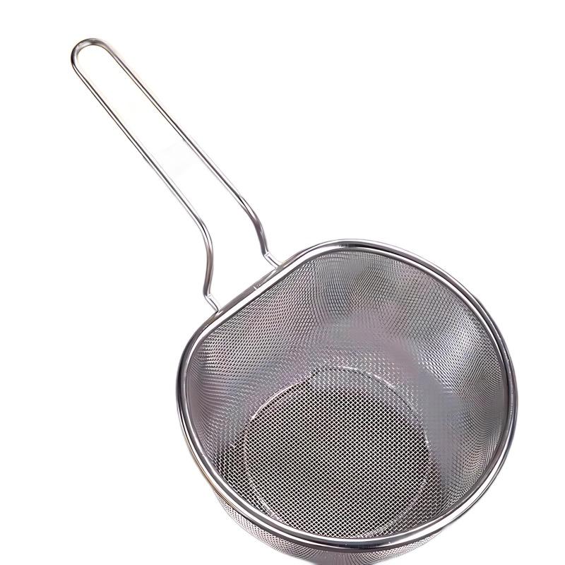 304 Edelstahl Maschen Frittierkorb, Filtersieb, Hot Pot Sieb, Nudel Schöpfkelle, Küchenöl Abtropfsieb