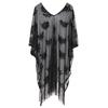 Hollow Out Beach Cover Up Lace Mesh Bikini Cover Up Fashion Swimsuit Cover Up  For Women