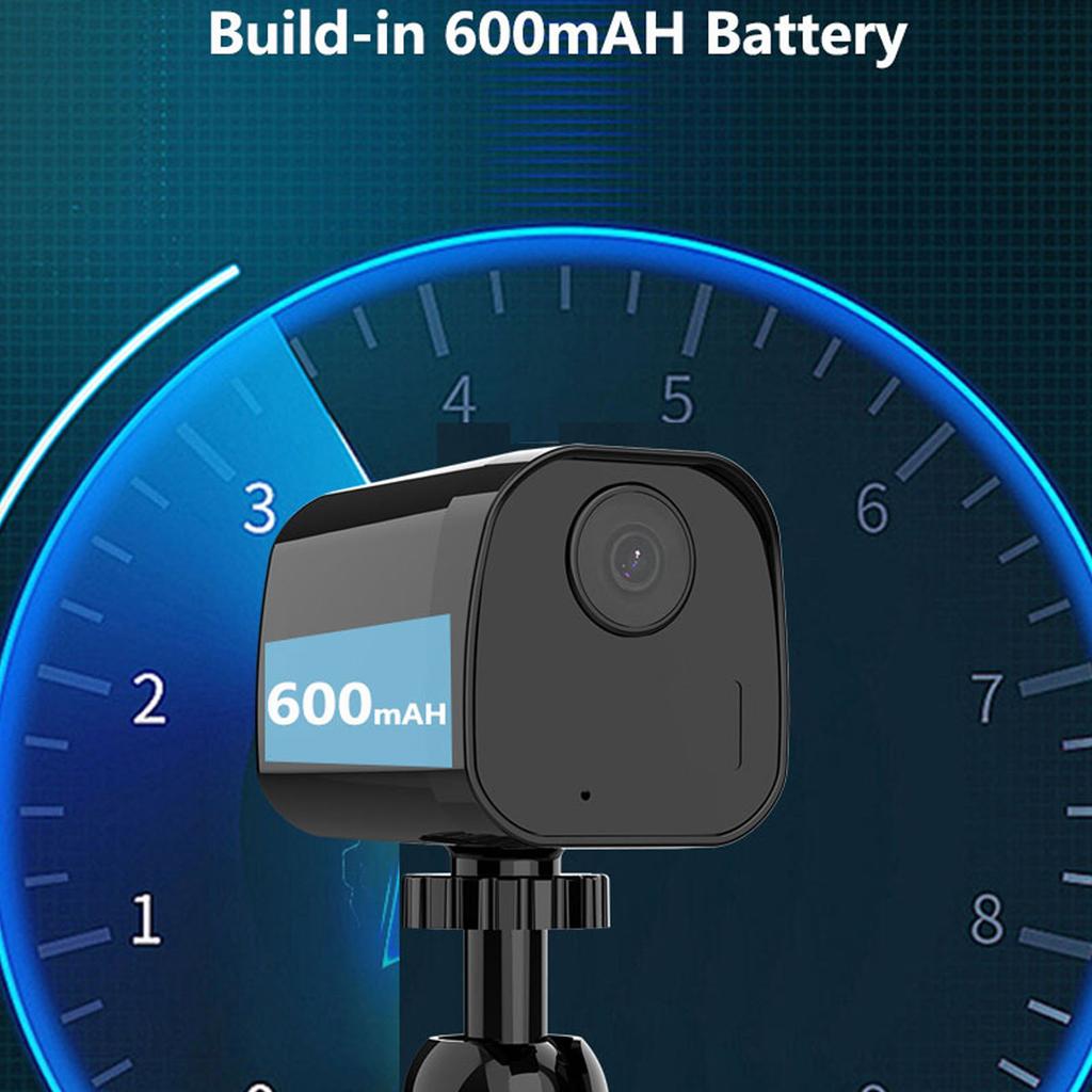 Security Camera IP66 Waterproof Motion Detection Night Vision 1080P 120° Wide Angle 600mAh Indoor Outdoor Camera for Home