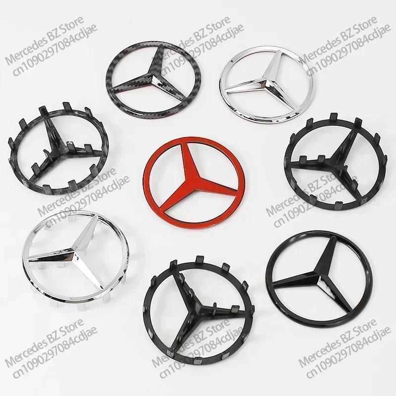 52/57mm ABS Auto Lenkrad Emblem mit Stiften Abdeckung für Mercedes Benz AMG A63 W166 W212 W213 W246 W176 W177 W205 C180 C63 W167