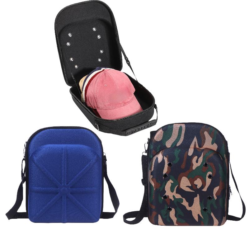 1Pcs EVA Carrying Bags Solid Color Unisex Baseball Hat Travel Bag Sport Storage Carrier Box Display Baseball Cap Case