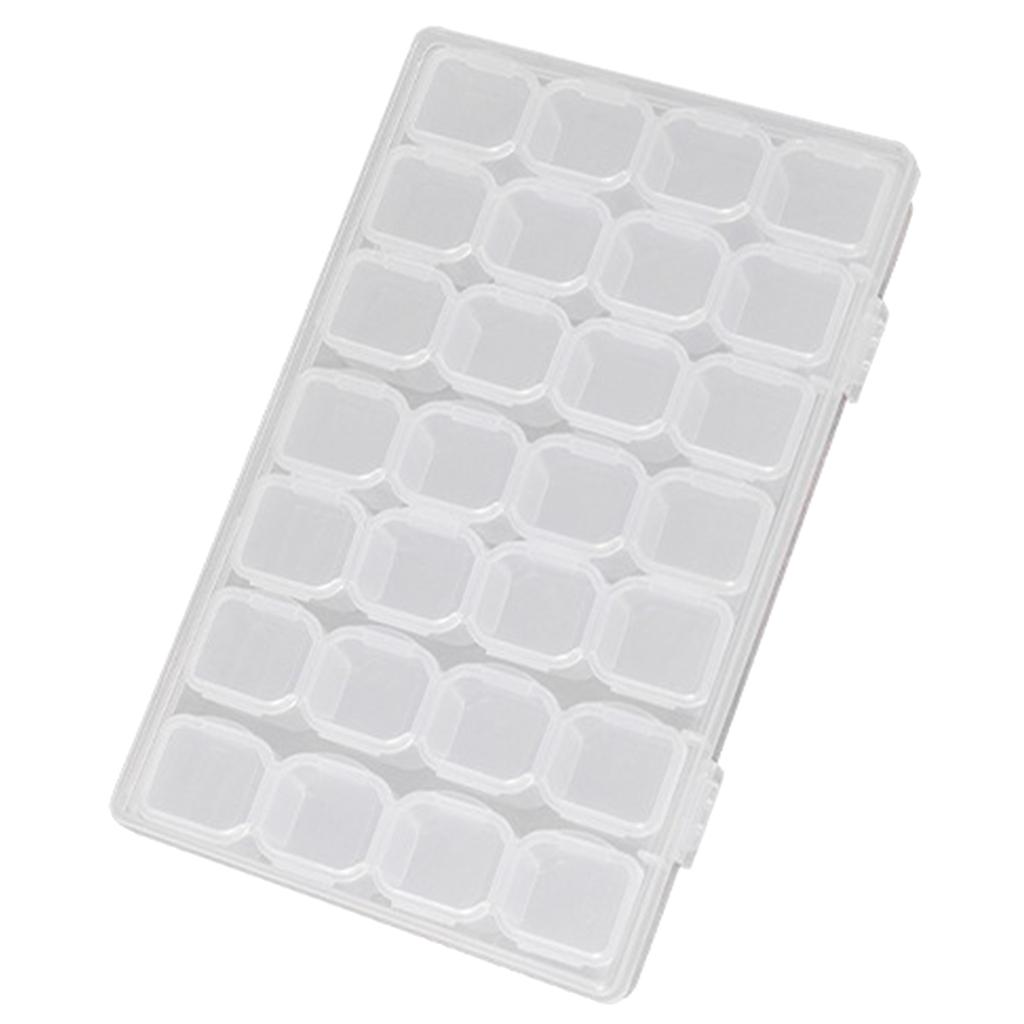 Plastic Jewelry Tray Earring Storage Case Easy To Carry Jewelry Organizers Storage Solution for Small Earrings and Rings