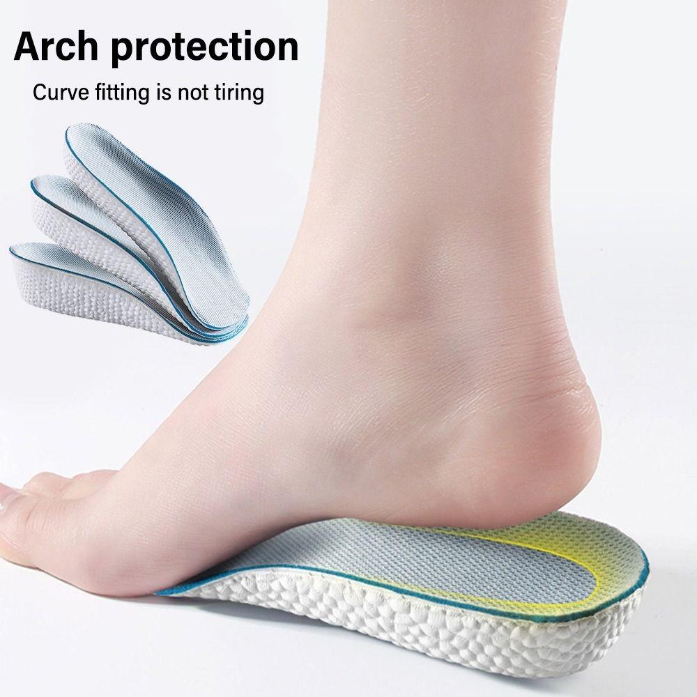New Breathable Invisible height Insole Convenient to Use Durable Increasing Half Insole Arch support Half Insole for Men Women