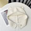 Winter Autumn Warm Beanie Hats Cute Ear Protection Cap Fashion Bear Ear Knitted Cap  Streetwear