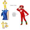 Blue Sonic Hedgehog Costume For Carnival Party Super Speed Kid's Cosplay Outfit