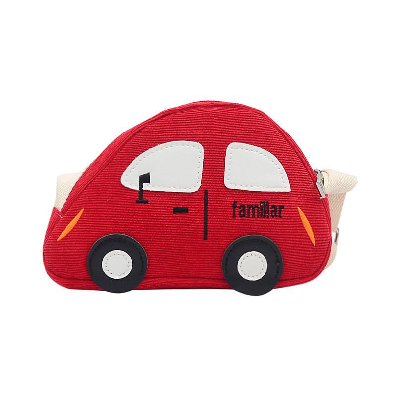 Car Bag Shoulder Childrens Canvas Bag Adjustable Shoulder Strap Zipper Design