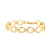 Bracelet - LUXENTER - Insio - Brilliant Zirconia - 18-karat Yellow Gold Finish - 18 Cm