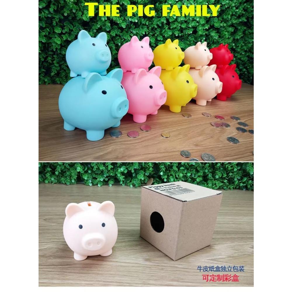 Piggy Bank,Unbreakable Plastic Money Bank,Coin Bank for Girls and Boys,Medium Size Piggy Banks, Practical Gifts for Birthday, Easter, Christmas (Pink)