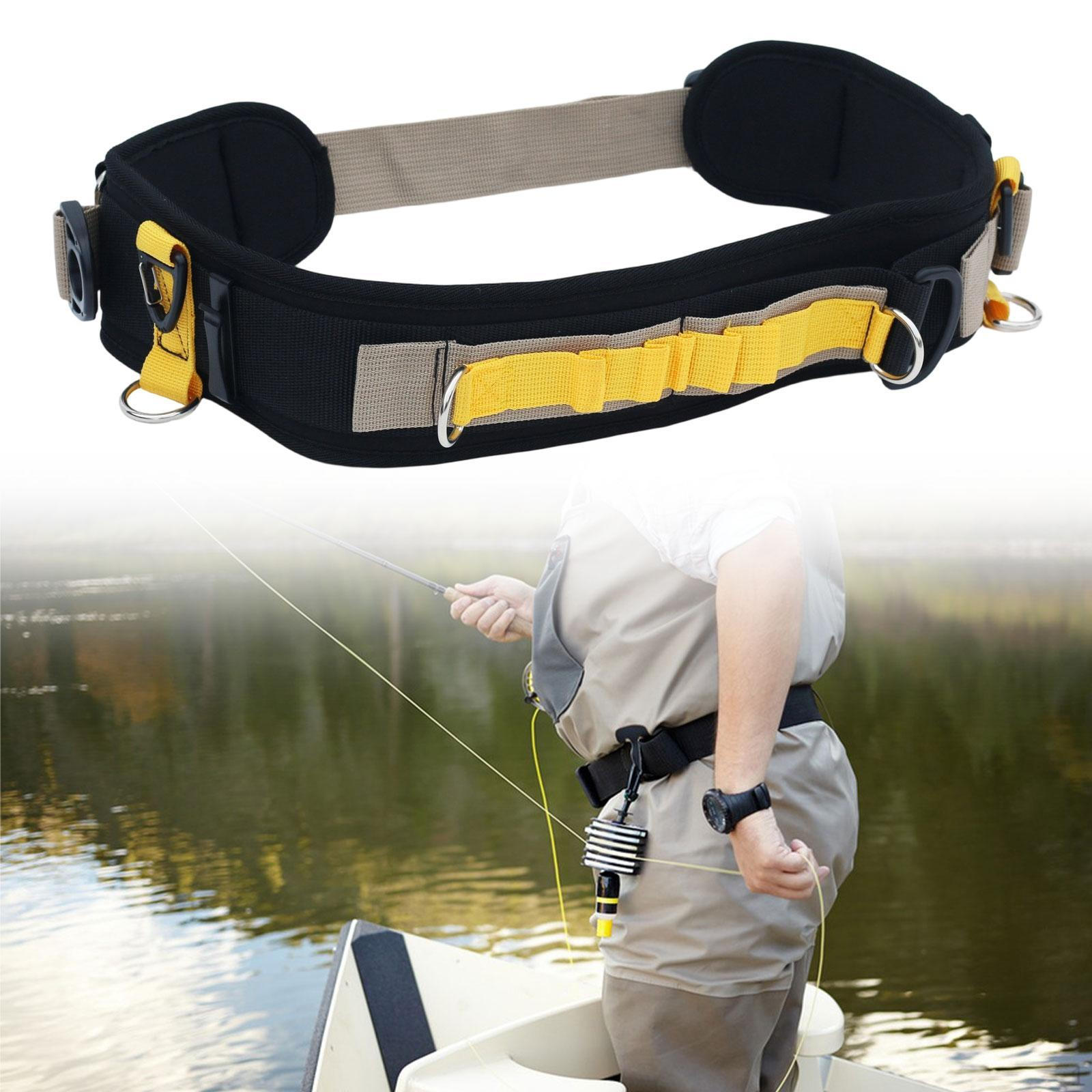

Fishing Waist Belt Camera Strap Multiple Hook Portable Wade Waistband for Women Men