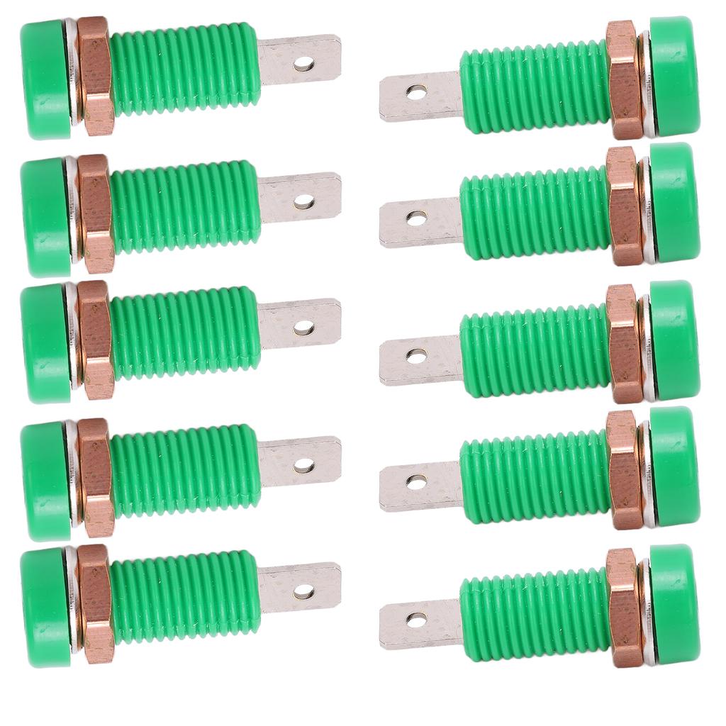 10 buc 4mm Mufă Banana Montare pe Soclu Conector Borne de Legătură Adaptor Panou pentru Electronic