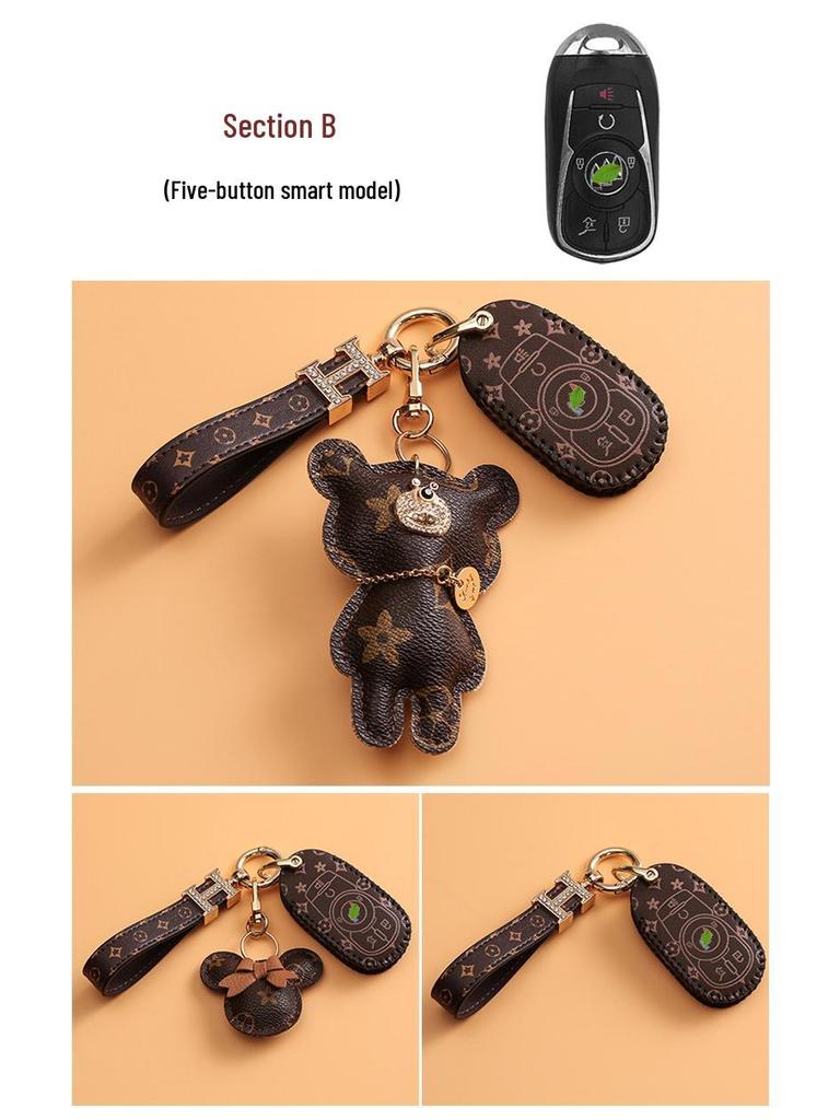 21 Buick Key Cover: New Excelle, Encore, Verano XT, LaCrosse, Regal - Stylish Women's Car Key Case