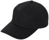 Hat Front Blank 6 Panel Cap Black [Lacoste] [Official] Men's