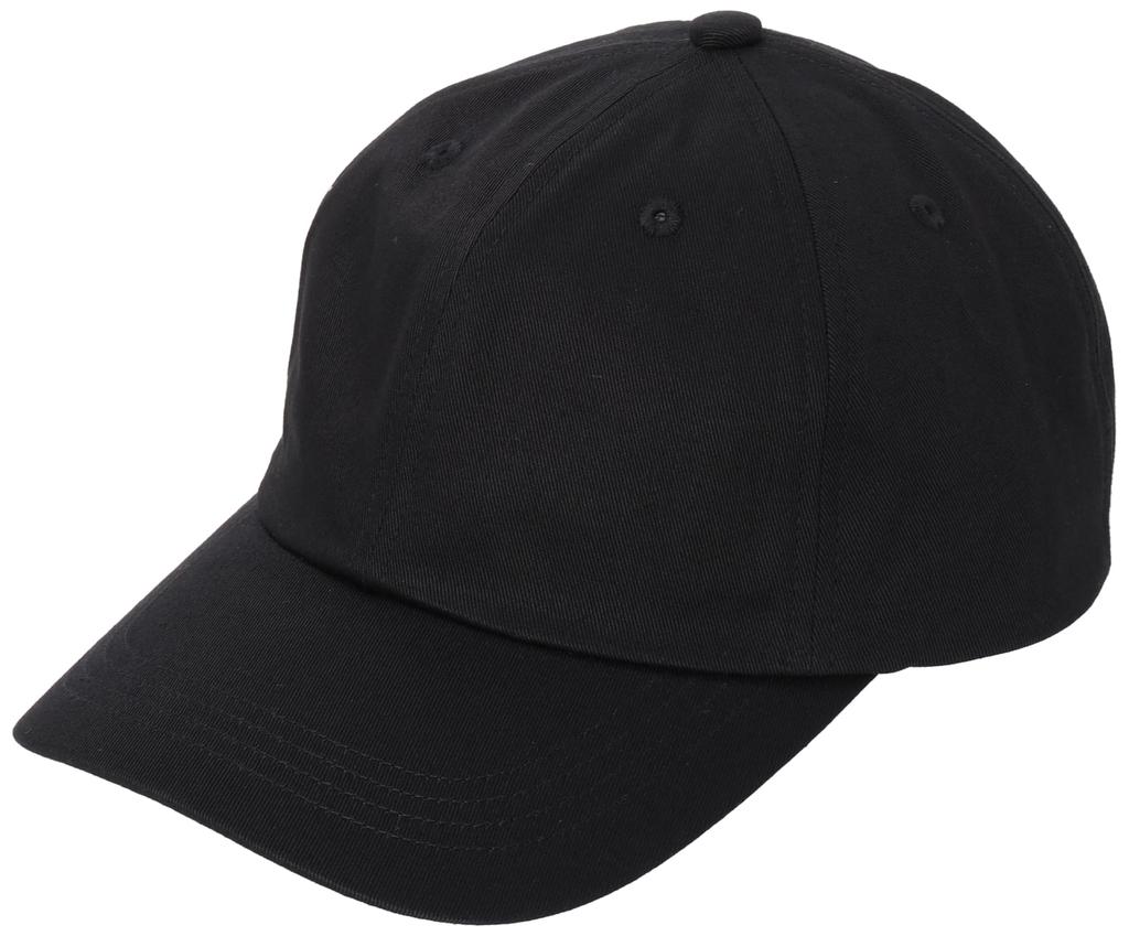 Hat Front Blank 6 Panel Cap Black [Lacoste] [Official] Men's