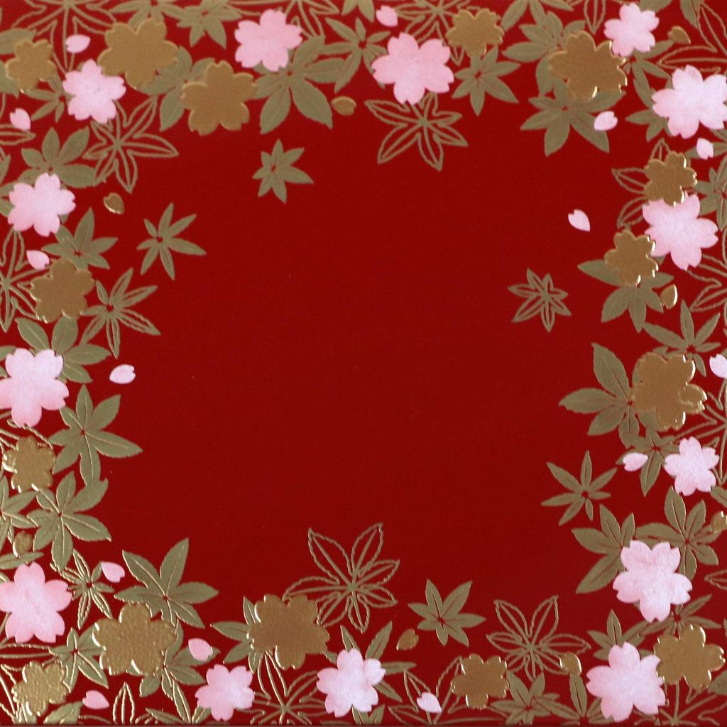 Osaka Choseido Jubako Yamanaka Original Cooler Bonus Perfect for Sports Days and New Eve Meals (Shunju) 3-Tiered Box, 12cm, Vermilion, Lacquer, Bag,