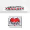 Stylish Heart Letter Bracelet Modular Elements In Stainless Steel Designed For Fashion Enthusiasts And DIY Lovers