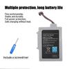 3.7V 3600mAh Large Capacity Handle Battery Replacement Gamepad Lithium-battery for WUP Controller with Repair Tool