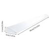 1PC 90cm/35.43inch Silicone Threshold Ramp Slope Climbing Strip Self-adhesive Protective Floor Mat Floor Transition Strip