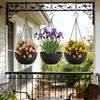 Hanging Planter Pot with Durable Chains and Hook Suitable for Indoor and Outdoor Use Ideal for Flowers and Plants Gardening Accessories
