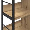 Artisan Oak Bookshelf 82 x 32 x 112 cm Engineered Wood