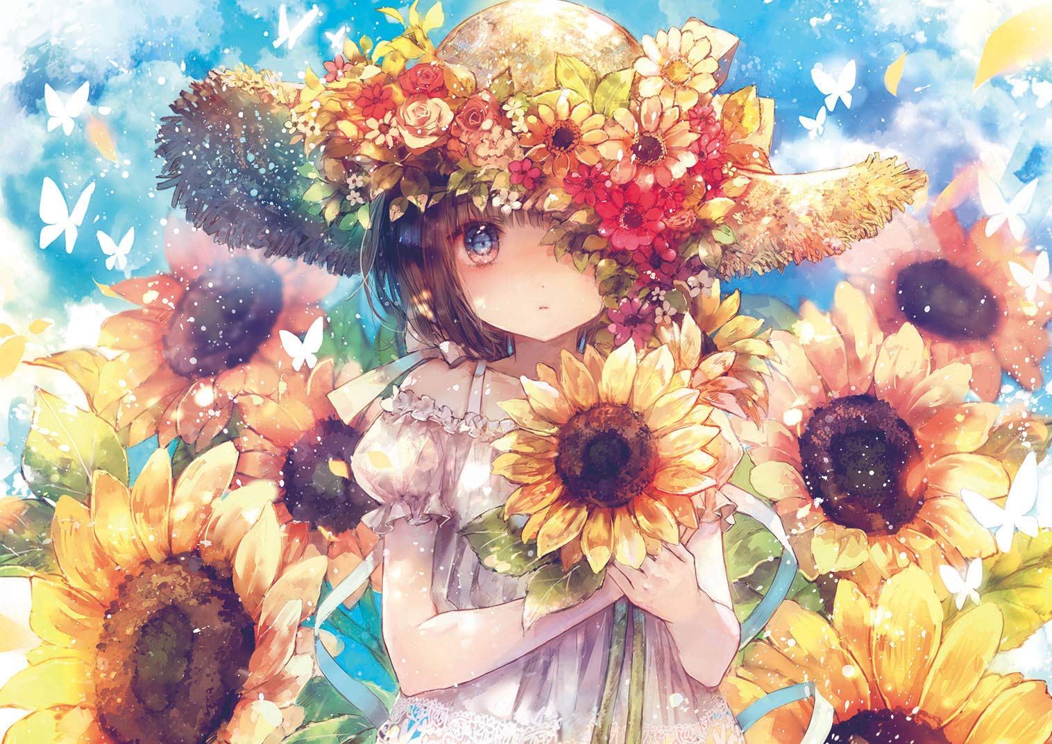 

Epoch Jigsaw Puzzle Fantasy Himawari Monogatari x with and Score Ticket 108-piece Illustration/Art Art/Oni-Neko (18.2 25.7 cm) 03-060 Glue, Spatula,