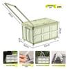 Collapsible Outdoor Camping & Car Trunk Organizer with Wheels