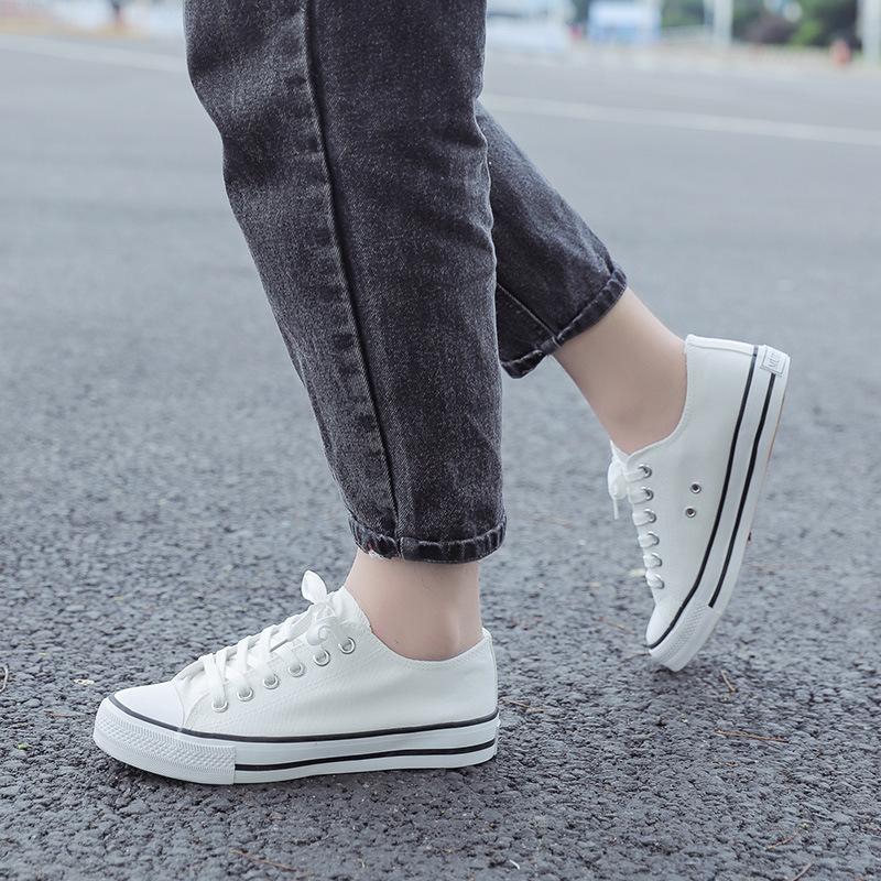 Spring and Autumn Low-top Canvas Shoes for Men and Women Classic Evergreen Student Vulcanized Original Style Casual Couple Shoes