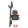 Military Building Blocks Solider Figures Movie Science Fiction Series Weapons Shield Knight Toys Gifts Medieval Mini Bricks MOC