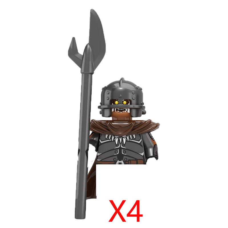 Military Building Blocks Solider Figures Movie Science Fiction Series Weapons Shield Knight Toys Gifts Medieval Mini Bricks MOC