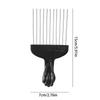 Black Metal African American Pick Comb Hair Combs Hair Comb For Hairdressing Styling Tool Salon Barber Shop Accessories