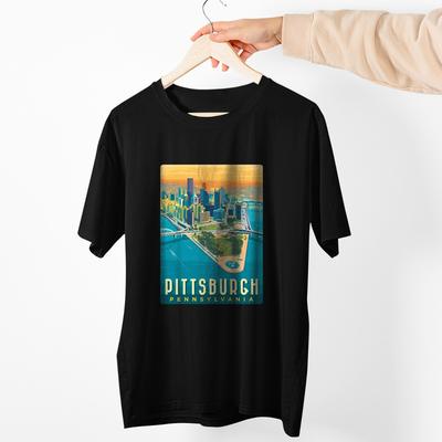 T-shirt Unisexe Premium Pennsylvanie Design Exclusif